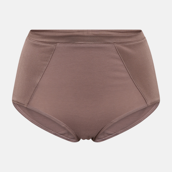 Taupe Bamboo maxi trosor med feminina detaljer