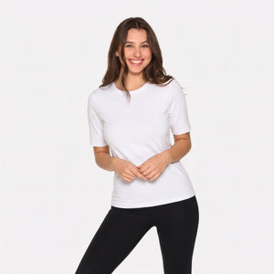 2 pak Hvid slim fit bambus T-shirt fra Urban Quest
