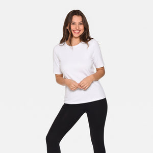 2 pak Hvid slim fit bambus T-shirt fra Urban Quest