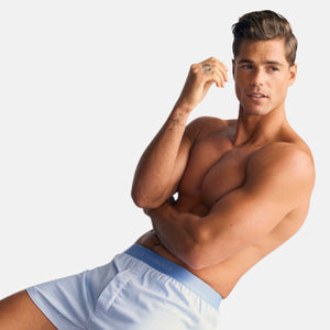 2 pak Stribet bambus boxershorts fra JBS of Denmark