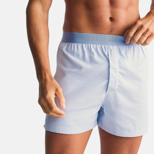 2 pak Stribet bambus boxershorts fra JBS of Denmark