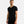 2 pak Sort slim fit bambus V-hals T-shirt fra JBS