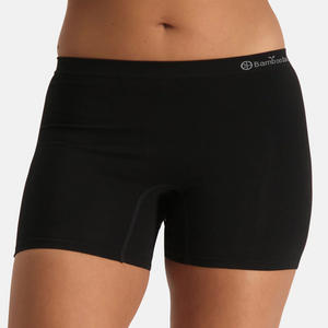 2 pak Sort bambus Boxershorts fra Bamboo Basics