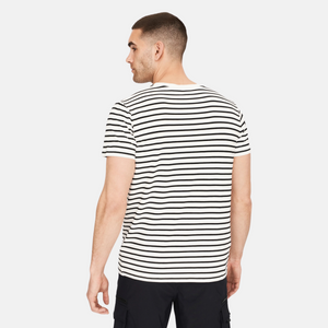 Randig T-shirt i bambu