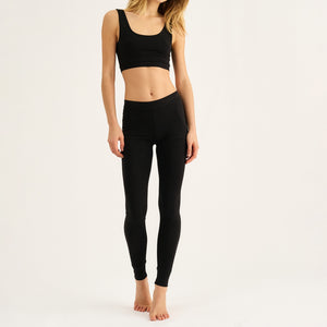Sort bambus leggings fra JBS of Denmark
