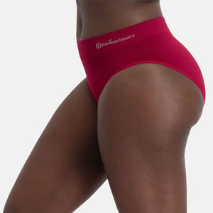 3 pak Bordeaux bambus Maxi trusse fra Bamboo Basics