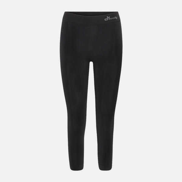Svarta leggings i bambu 3/4