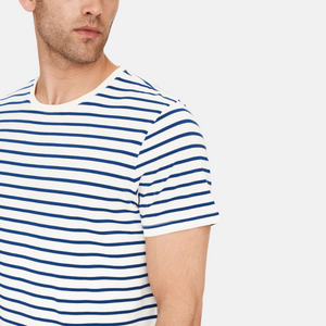 Randig T-shirt i bambu
