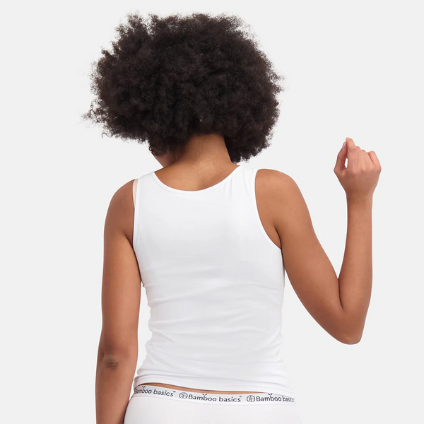 Anna bambu linne - vit 2-pack