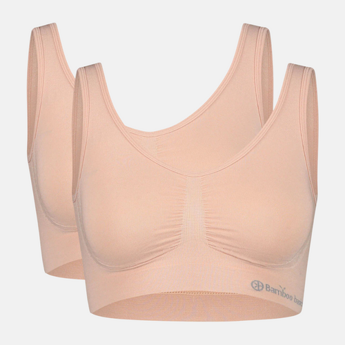 2 pak Nude bambus BH fra Bamboo Basics