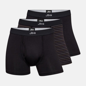 3 pak sort bambus underbukser med gylp