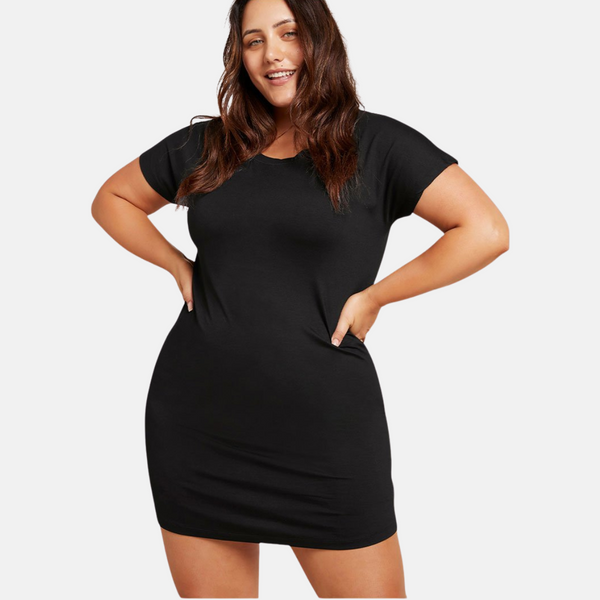 Nattlinne i svart bambu