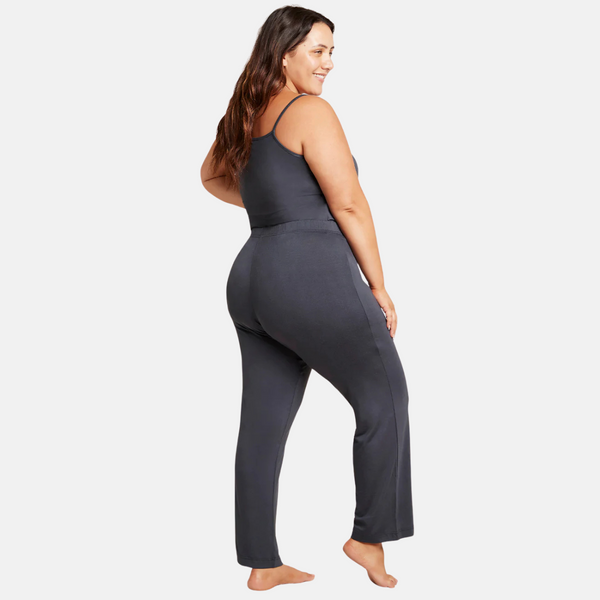 Nattbyxor i mörkgrå bambu