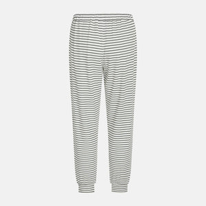 Hvid grå stribet pyjamassæt fra CCDK