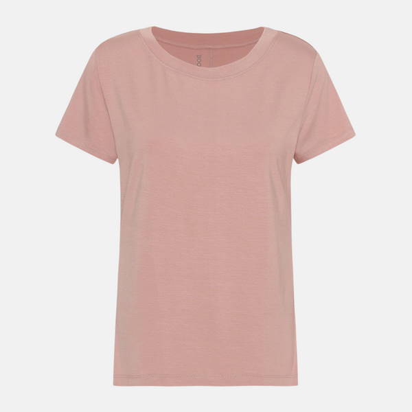Rosa lounge T-shirt i bambu