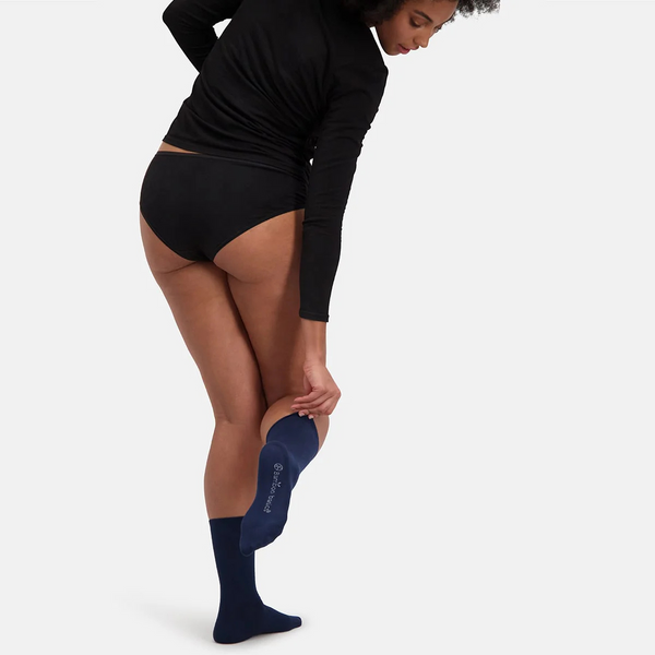Beau bambu strumpor - Marinblå 10-pack