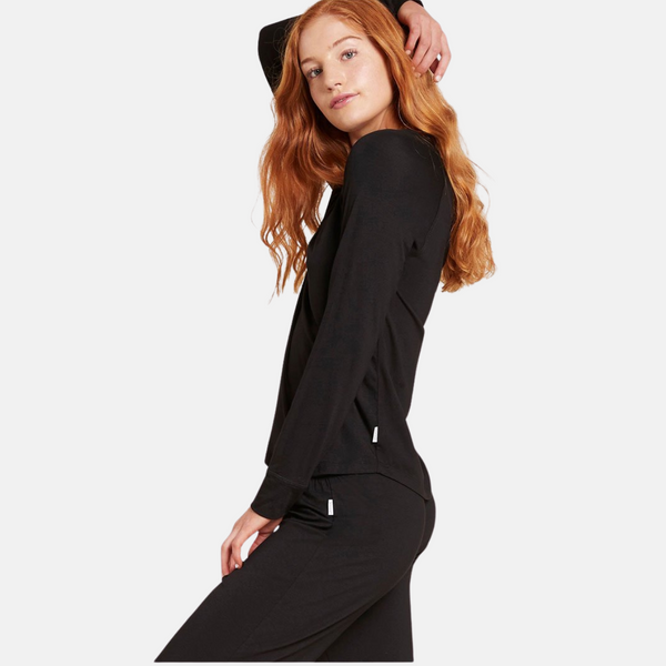 Loungeset i svart bambu