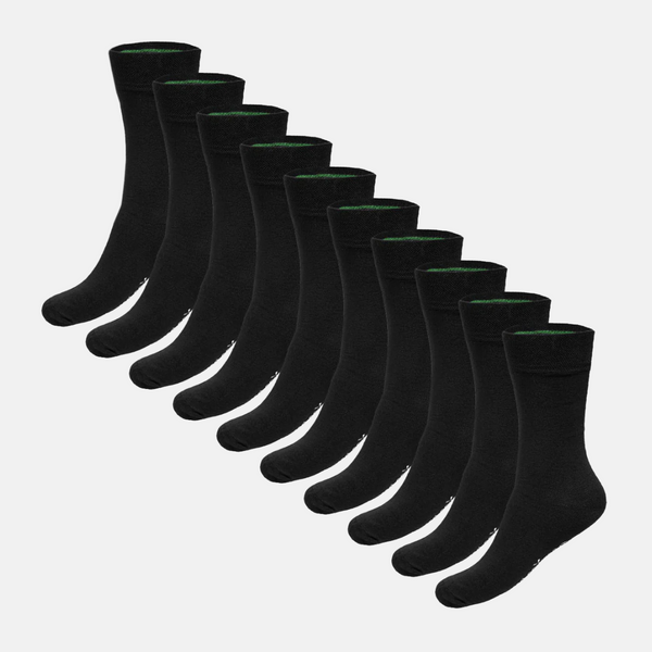 Beau bambu strumpor - Svarta 10-pack