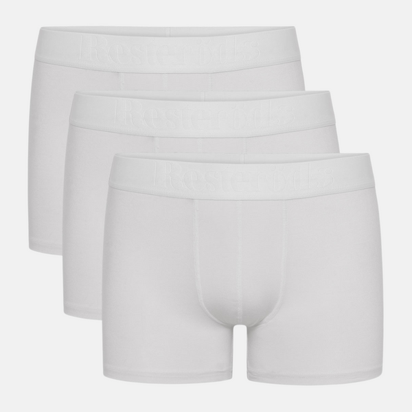 3 par vita bambukalsonger