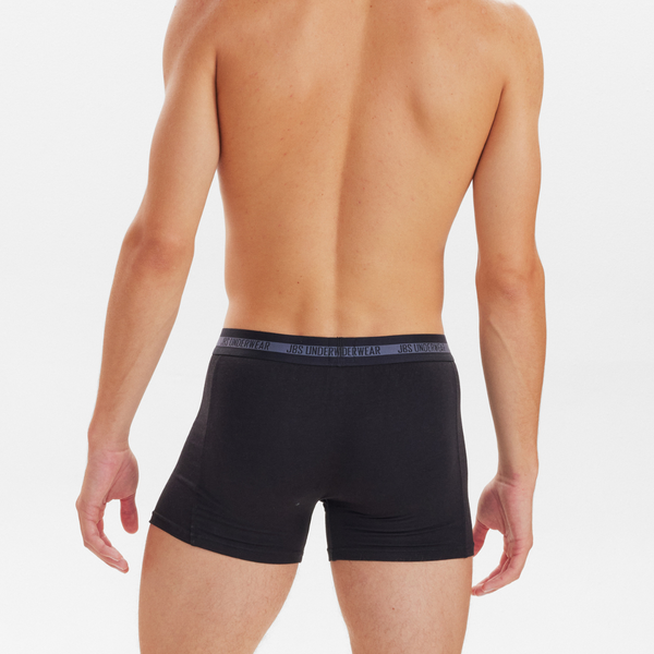 6 par bambuunderkläder svarta/blå