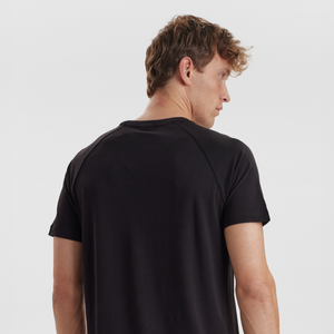 Sort bambus T-shirt fra JBS of Denmark