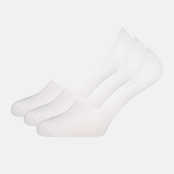 Mika Bamboo footies - Vit 3-pack