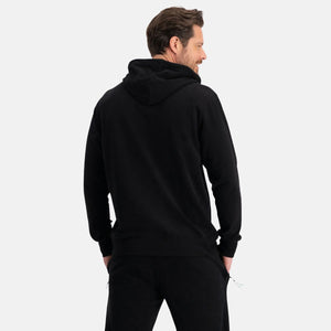 Sort bambus hoodie joggingsæt fra Bamboo Basics