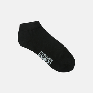 5 pak Sort bambus ankelstrømper fra Jack & Jones