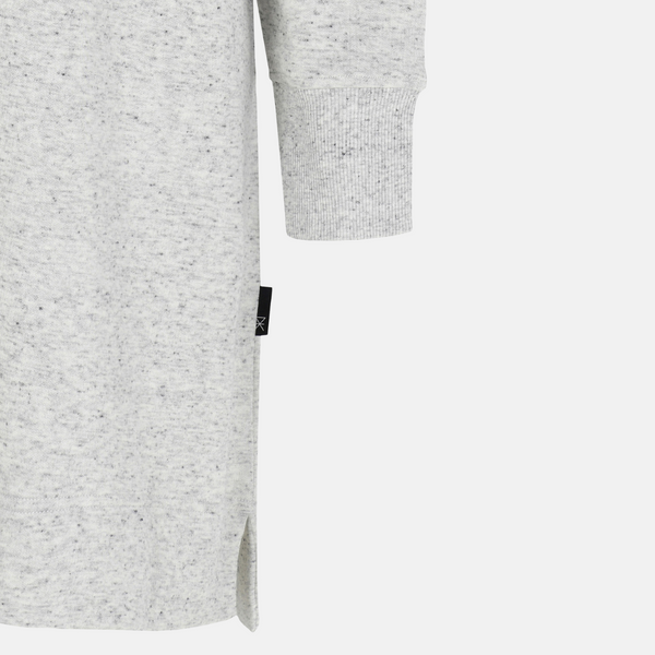 Luvtröja i ljusgrå bambu