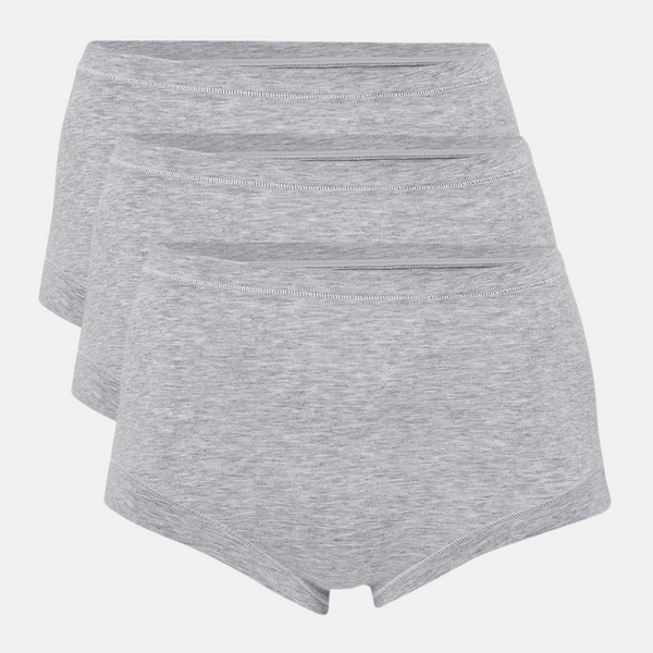 3-pack ljusgrå bambu maxi trosor