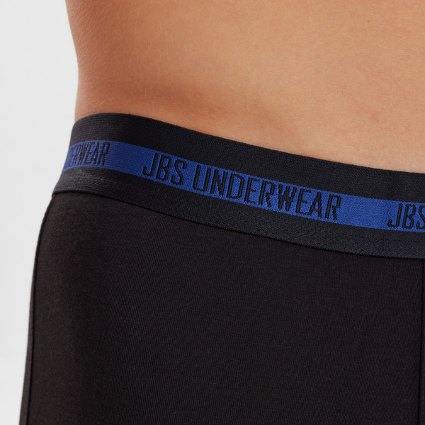 3 par bambuunderkläder svarta/blå/marinblå