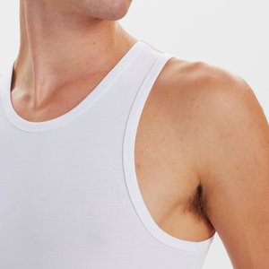 2 pak hvid bambus tank top fra JBS billede 3