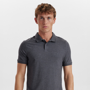 Grå bambus Polo Shirt fra JBS of Denmark