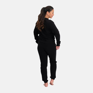 Sort bambus joggingsæt fra Bamboo Basics