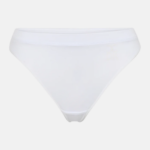 G-stringstrosor i vit bambu