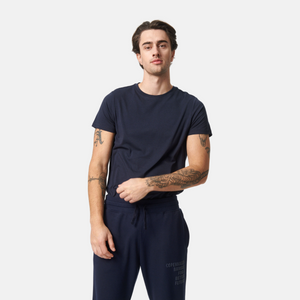 Blå bambus T-shirt fra Copenhagen Bamboo