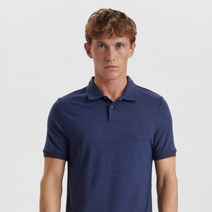 Navy pique bambus polo shirt fra JBS of Denmark billede 6