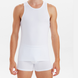 2 pak hvid bambus tank top fra JBS billede 4