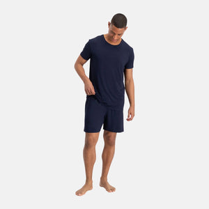 Nolan Blå pyjamas sæt fra Bamboo Basics