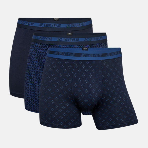 3 par Navy mix bambu underkläder