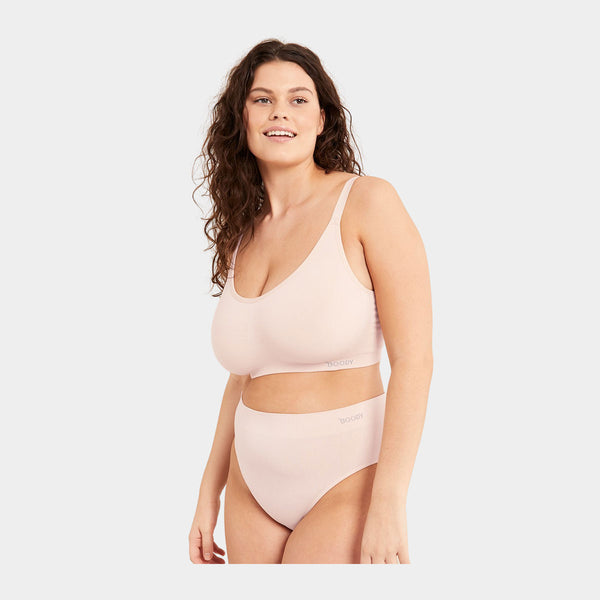 Bambu-bh för stora bröst - rosa nude