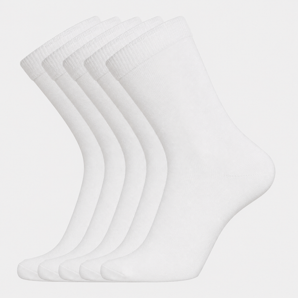 5-pack vita bambustrumpor