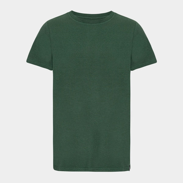 Grön crew neck bambu T-shirt