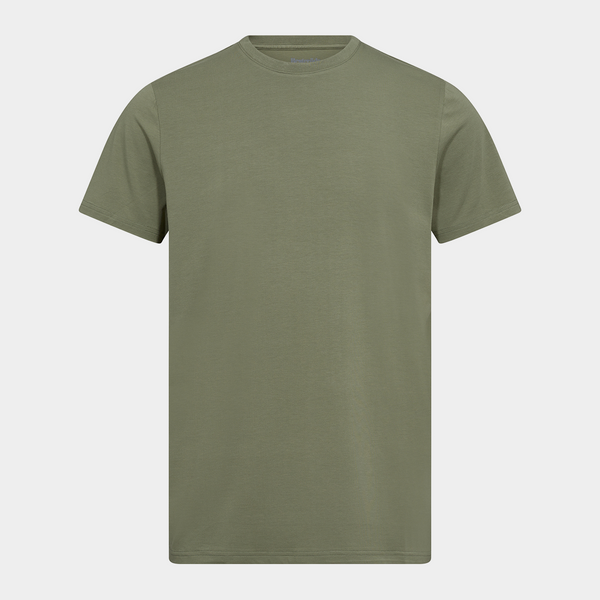 Grön bambu T-shirt med R-ringad