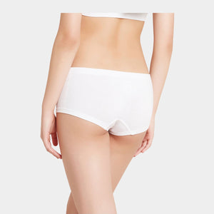 Hvide bambus hotpants    Boody