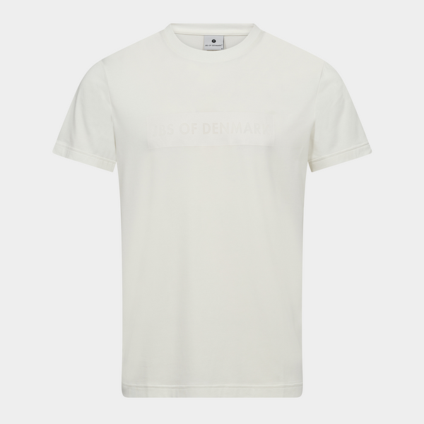 Vit bambu T-shirt med logotyp