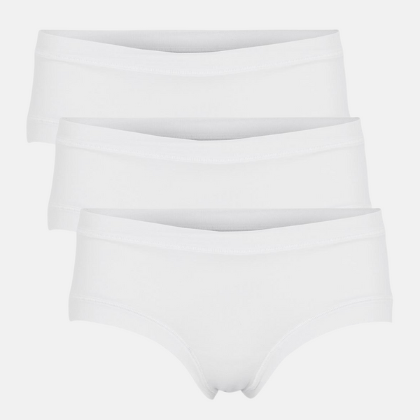 3-pack vita hipstertrosor i bambu