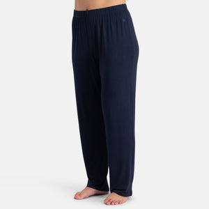 Nina blå langærmet pyjamassæt fra Bamboo Basics billede 6