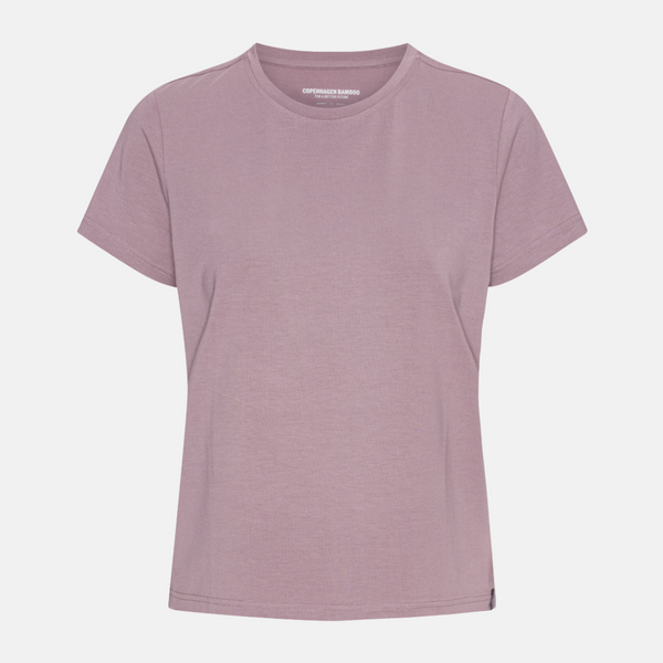 Lila Dove kortärmad bambu T-shirt