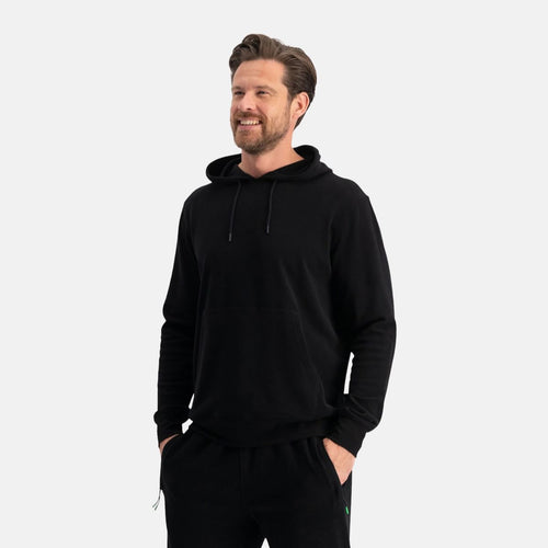 Sort bambus hoodie joggingsæt fra Bamboo Basics